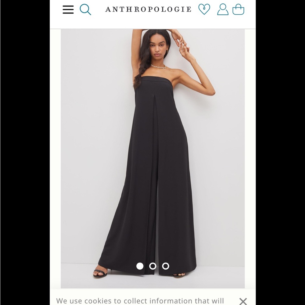 Anthropologie Hutch The Mabel Sleeveless Wide-Leg Jumpsuit Size small